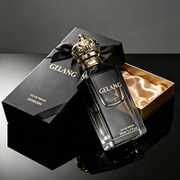 Bouteilles de parfum vides 50 ml en verre ambré personnalisées, carrées, 30 ml, avec boîte – Vente Flash