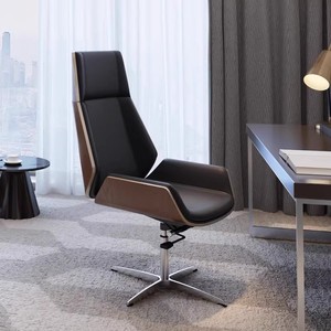 Silla Ejecutiva Ergonómica Giratoria de Estilo Nórdico, Respaldo Alto, Diseño Moderno y Lujoso, con Materiales Metálicos y de Malla, para Oficina en Casa, Modelo <span class=keywords><strong>Ode</strong></span> a la Alegría - Product Image 1