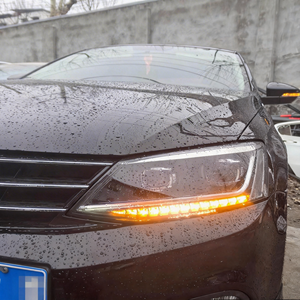 ไฟหน้า LED สำหรับรถโฟล์คสวาเกน เจตต้า ปี 2015 ไฟหน้า Faros De <span class=keywords><strong>Jetta</strong></span> Mk6 พร้อมไฟ DRL โปรเจคเตอร์เลนส์ ไฟเลี้ยวแบบไดนามิก อุปกรณ์ตกแต่งรถยนต์ - Product Image 4