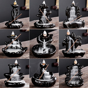 Gift Lotus Smoke Waterfall Water <strong>Backflow</strong> Arabian Aromatherapy <strong>Incense</strong> <strong>Burner</strong> - Product Image 2
