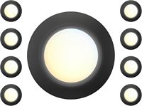 Finition noire 4 ''10W rond monté en surface panneau lumineux LED disque Downlight prix de gros moderne pas de scintillement Ultra mince ETL