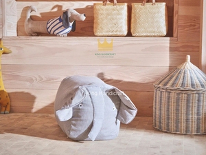 Cesta de Almacenamiento de Mimbre y Cuerda de Papel con Diseño de Carpa de Circo, Organizador de Juguetes para Niños, Precio Económico - Product Image 3