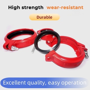 Cho UL FM chứng nhận Màu Đỏ rãnh TEE khuỷu tay Công Đoàn chữa cháy phun nước giảm tốc chéo linh hoạt khớp nối miễn phí Mẫu Sơn phụ kiện đường ống - Product Image 3