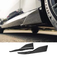 Vantwo Kit carrosserie d'extension de jupes latérales style MP M-Sport en fibre de carbone sèche pour BMW G42 Série 2 230i M240i 2022-2026