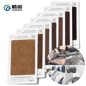 Tela <span class=keywords><strong>de</strong></span> Cuero <span class=keywords><strong>de</strong></span> Microfibra Premium, Material Suave al Tacto para Volantes <span class=keywords><strong>de</strong></span> Automóviles, Bolsos y Tapicería - Product Image 3