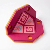 Ensemble de Mahjong Flottant Prêt à Expédier, Tapis Pliable, 160 Tuiles, 4 Cartes de Règles, Sac de Rangement en Maille, 4 Dés Transparents - Écologique et Résistant à l'Eau