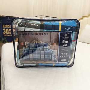 Wholesale Cotton Touch Feeling 6 Pcs Duvet Set with Matching Curtains Floral Printed <b>king</b> <b>Size</b> Comforter Sets Bedding <b>Sheet</b> Set - Product Image 6