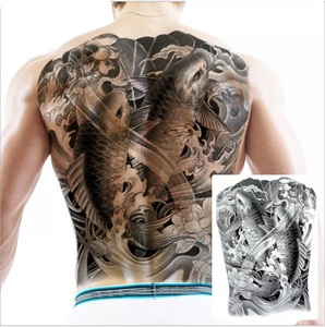 Autocollant de peau de <span class=keywords><strong>tatouage</strong></span> temporaire pour <span class=keywords><strong>homme</strong></span>, transfert d'eau, impression décalée, grand <span class=keywords><strong>dos</strong></span> complet, <span class=keywords><strong>tatouage</strong></span> temporaire - Product Image 3