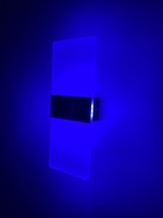 Applique murale LED standard UE en aluminium pour salon, chambre, hôtel, restaurant, éclairage en acrylique
