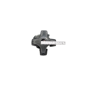 Standard Size 6/8 Inch Four Prong Cane Rubber Base Shock Absorb Cushion for Elderly Height Adjustable <b>Walking</b> Stick Replacement - Product Image 1