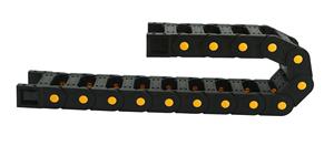 Cadena de arrastre de Cable Flexible de nailon personalizado, con soporte de plástico, 25x57mm - Product Image 3