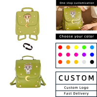 Sac à dos personnalisable brodé avec motifs imprimés, sac à dos tendance pour femmes, sac à dos d'école pour femmes, sac à dos de collège pour femmes
