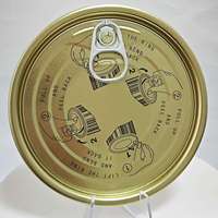 # 401 99 mm Couvercle en fer blanc EOE (ouverture facile) de qualité alimentaire pour emballage de légumes en conserve