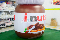 Gonflables publicitaires personnalisés en PVC Bouteille géante gonflable Nutella Canette à vendre