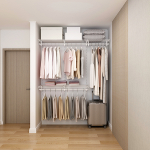 Scaffale in Acciaio a Maglia Stretta per Camera da Letto, Soggiorno e Sala da Pranzo - Organizzatore Versatile per Arredamento Domestico - Product Image 4