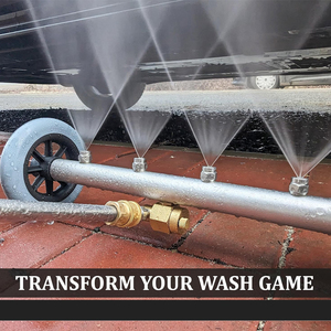 เครื่องฉีดน้ำแรงดันสูง 4000PSI สำหรับล้างรถ อเนกประสงค์ <span class=keywords><strong>2</strong></span> in 1 หัวฉีดแบบแบนและแบบขัดพื้น สำหรับทำความสะอาดใต้ท้องรถและพื้นผิวต่างๆ - Product Image 3