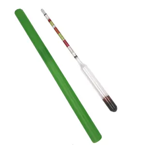 3 échelles-<span class=keywords><strong>Densimètre</strong></span> Alcoomètre Professionnel Alcoomètre Instrument de Mesure Outils de Mesure Hydromètre Vin - Product Image 1