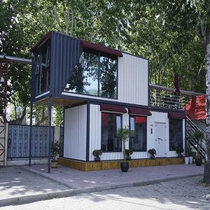 Container Room Net Red Comedor al aire libre Snack Street Milk Tea Shop Activity Board Room Corrugado Container Room Mobile Home - Product Image 3