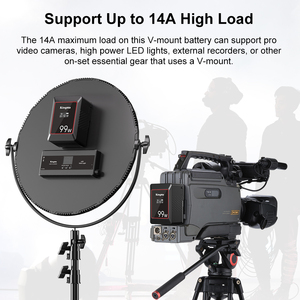 <span class=keywords><strong>Batterie</strong></span> V-Mount Mini KingMa 99Wh 6700mAh Li-ion V-Lock D-Tap USB pour Caméra Cinéma <span class=keywords><strong>BMPCC</strong></span> <span class=keywords><strong>4K</strong></span>/6K 14.8V Lithium en Stock - Product Image 4