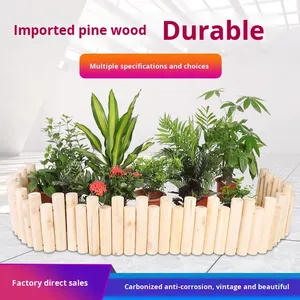 Anticorrosive Eco-Friendly Nature <strong>Wood</strong> <strong>Garden</strong> Fence Outdoor Yard Solid <strong>Wood</strong> Pier Landscaping Decoration Carbonized <strong>Wood</strong> <strong>Stake</strong> - Product Image 5