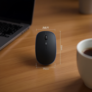 <b>S</b>&N Wireless <b>Mouse</b> 105x62x34mm Ergonomic Design For Computer Use - Product Image 3