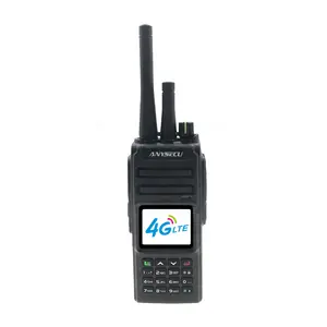 Anysecu Radio Walkie Talkie IP R-1560, Radio Jaringan UHF 5W PTT POC Ham dengan Kartu Sim Radio Dua Arah