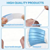 Ruban adhésif double face imperméable pour perruques, maintien puissant pour toupets et extensions capillaires