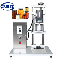Machine de capsulage de bouteilles à large ouverture Gubek Desktop Jar Can Press