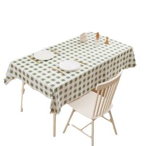 Mantel a Cuadros Estilo Nórdico, Rectangular, de PEVA, Impermeable, Resistente al Calor, para Uso Doméstico - Product Image 2