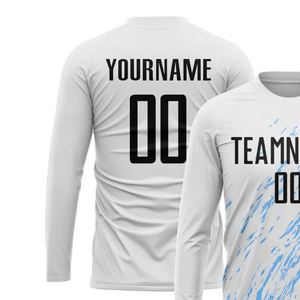 Lightweight <b>Long</b> Sleeve Soccer Jersey Football Shirt Breathable Performance Sportswear for Team Training Competitive <b>Matches</b> - Product Image 3
