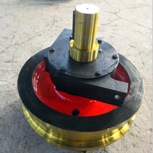 Roues de pont roulant en acier forgé de 400 mm pour pont roulant aérien - Product Image 4