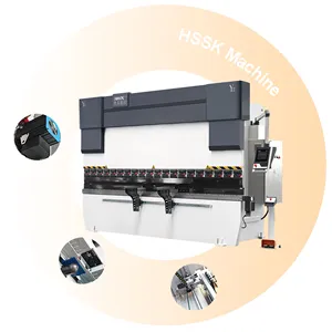 Delem sistema de controle da53t, máquina de dobra de letras do canal cnc wc67e de alta qualidade folha de aço de metal automático 100 200
