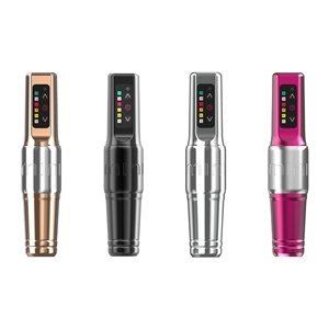 All in One Wireless Electric Tattoo Pen Machine Double <b>Battery</b> Coreless Motor Cutting Fogging Function for Body Art - Product Image 5