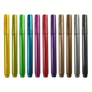 Marcador Metálico de Lujo X515 con Logotipo de Diseño Nuevo, Marcador Metálico Lavable con Logotipo Personalizado Impreso en Color sobre Piedra - Product Image 2