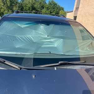 Custom Portable <b>Folding</b> Retractable Windshield Sunshade Umbrella for Car Front Window - Product Image 3