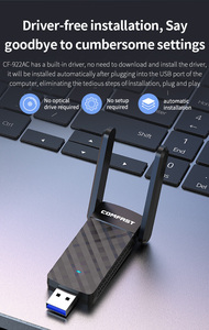 Comfast OEM/ODM <span class=keywords><strong>MT7612U</strong></span> 1200Mbps Red de doble banda adaptador wifi para coche dongle USB para PC portátil - Product Image 3