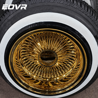 Jantes à rayons chromées EVOR Custom Luxury Classic 72/100 Knock-Off, à déport profond, 13, 14, 15, 16 pouces, pour Chevy Impala