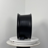 Jantes 20x8.5 20x9.5 Staggered 5x112 66.56 Noir Mat avec Face Usinée pour Mercedes Classe E