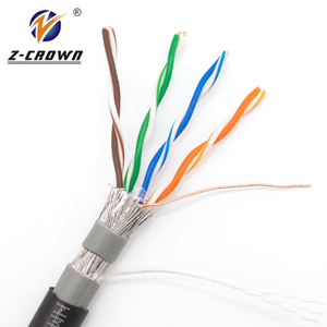 Câble Ethernet souterrain blindé UTP 28 AWG CCA pour extérieur, Cat6 <span class=keywords><strong>20m</strong></span>, câbles multipaires Cat5e - Product Image 5