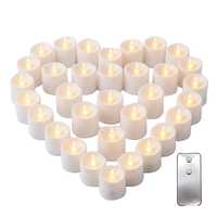 Bougie LED étanche à effet flamme 3D avec télécommande, alimentée par piles, pour décoration extérieure et intérieure, idéale pour les fêtes - Approvisionnement direct usine