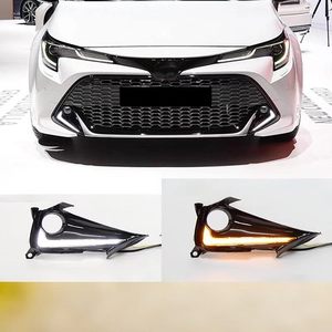 Luz diurna LED DRL de 12V de fábrica para <span class=keywords><strong>Toyota</strong></span> <span class=keywords><strong>Corolla</strong></span> <span class=keywords><strong>GR</strong></span> <span class=keywords><strong>Sport</strong></span> 2019-2023, luz de circulación diurna, señal de giro, cubierta de faro antiniebla, tuning para hatchback - Product Image 6