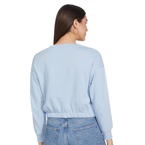 Sweat-shirt à col rond décontracté classique pour femmes Pull à capuche de haute qualité pour la saison d'automne Design personnalisé imprimé - Product Image 5