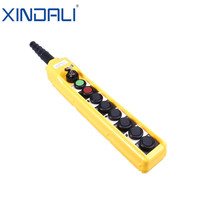 XCD-64K Equipment Industries Saklar Kontrol Gantung 9 Tombol Tekan On/Off 10A 220V