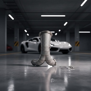 ท่อไอเสียสแตนเลสแบบตรงลดขนาดสำหรับ Audi S4 S5 B9 3.0T  ลดราคาพิเศษ - Product Image 1