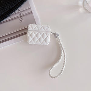 Housse de protection pour écouteurs en forme de diamant en trois dimensions pour écouteurs en cuir <span class=keywords><strong>Airpods</strong></span> 4 Pu étui de protection pour <span class=keywords><strong>Couple</strong></span> - Product Image 1