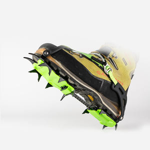 Hot New Short Teeth Snow Leopard Crampon En Alliage D'aluminium TPU Ice Snow Grips <span class=keywords><strong>Sac</strong></span> Emballage Pondéré <span class=keywords><strong>Crampons</strong></span> pour Chaussures Traction - Product Image 2