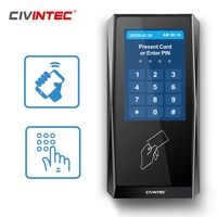 Lector de Control de Acceso RFID Inteligente CT5 OSDP Wiegand con Pantalla Táctil, Código PIN, NFC, BLE y Aplicación Móvil para Gestión de Acceso a Puertas