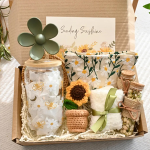 Set Regalo Personalizzato 'Invio di Luce' con Pianta di Supporto Emotivo, Confezione Regalo 'Grazie per Essere con Me' - Product Image 1