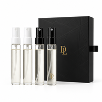 Flacons pulvérisateurs en verre de 1 ml, 2 ml, 50 ml, flacons échantillons vides, testeurs de parfum, vaporisateurs à pompe à fine brume, emballage cosmétique personnalisé
