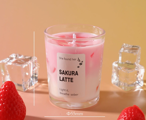 Collection de décoration d'intérieur, bougie parfumée, cadeaux d'anniversaire créatifs, bougies en forme de café glacé, matcha latte - Product Image 5